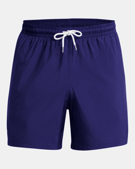 Men's UA Essential Volley Shorts, Blue, pdpMainDesktop image number 4